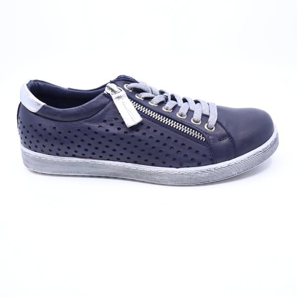 Rilassare Token Perforated Navy Silver