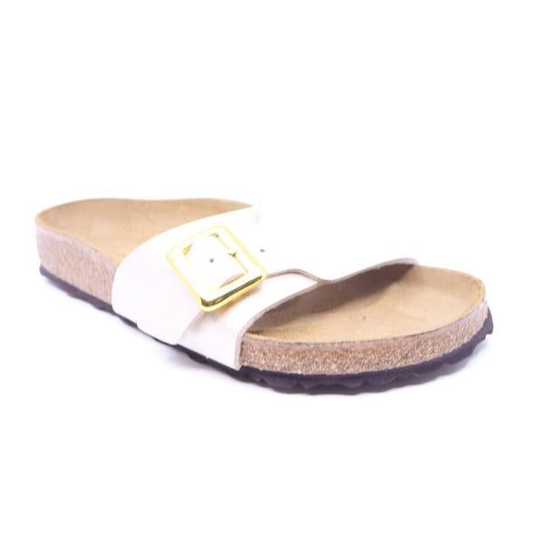 Birkenstock Catalina Cushion Buckle Graceful Pearl White