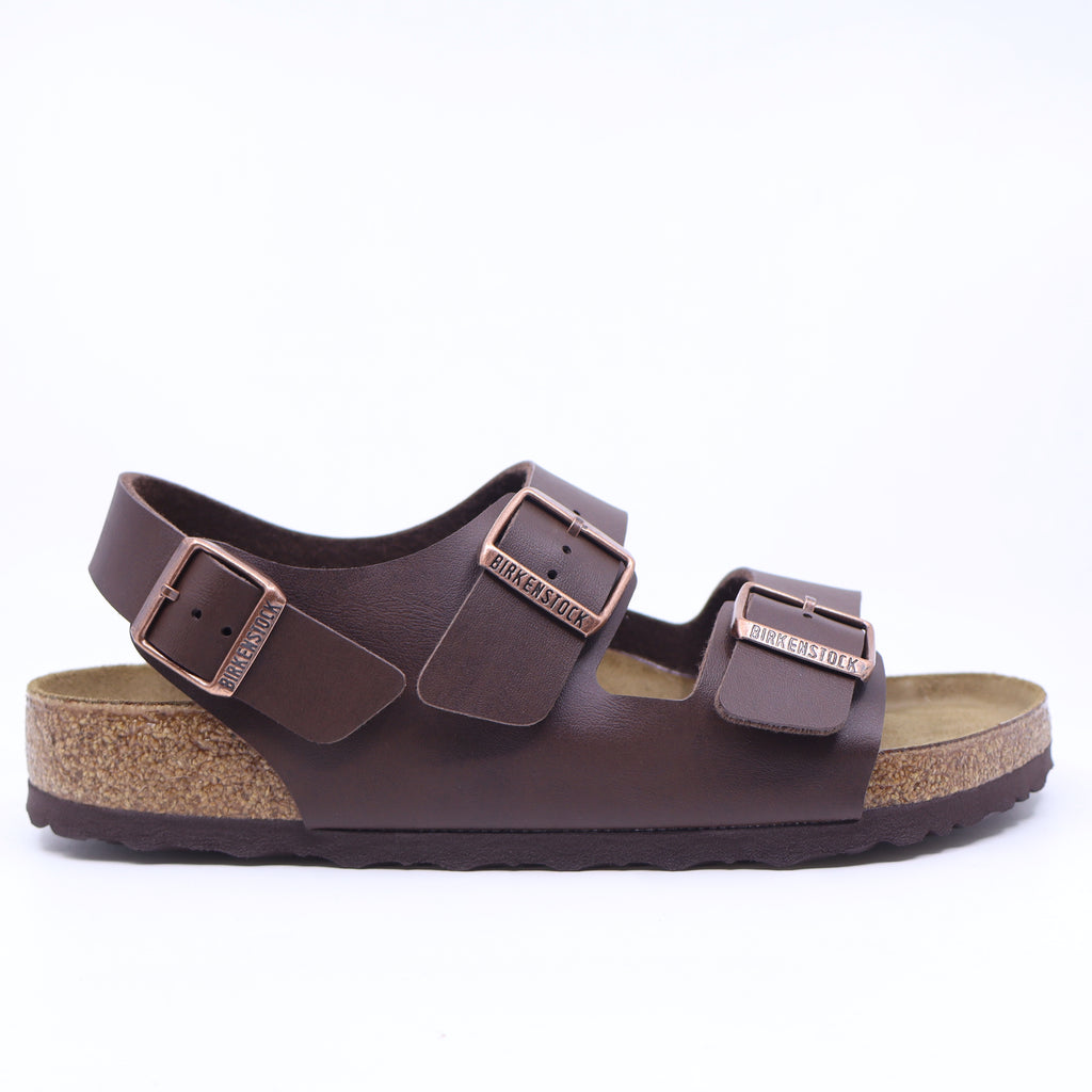 Birkenstock Milano Birko-Flor Dark Brown