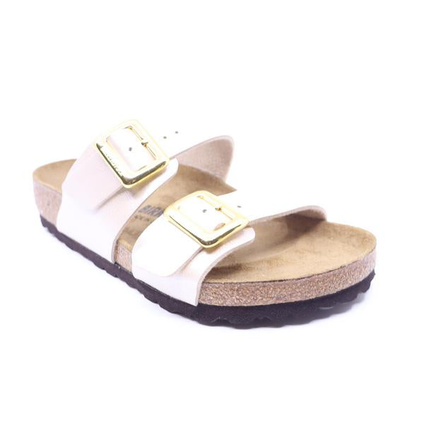 Birkenstock Sydney Cushion Buckle Graceful Pearl White