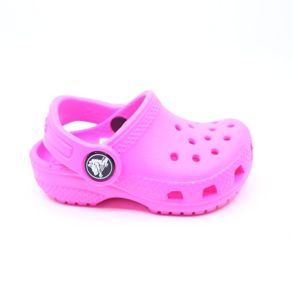 pink toddler crocs