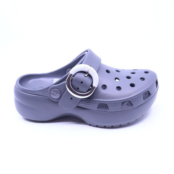 Crocs Classic Platform Dipped Buckle Clog Carbon
