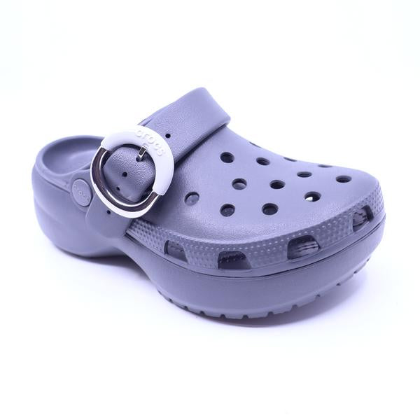 Crocs Classic Platform Dipped Buckle Clog Carbon