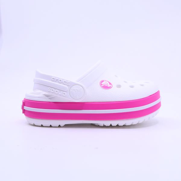Crocband Clog Toddler White/Pink
