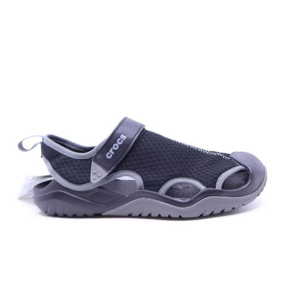 Crocs Swiftwater Mesh Deck Sandal Black