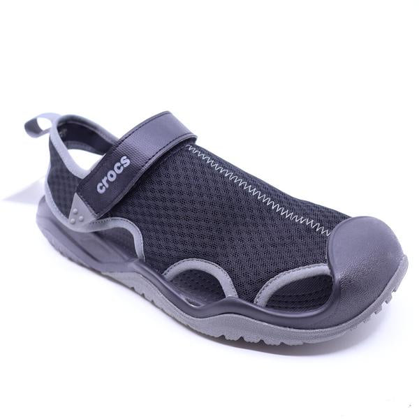 Crocs Swiftwater Mesh Deck Sandal Black