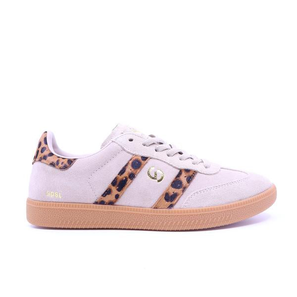 Goodsole2001 Parallel Beige Leopard Suede