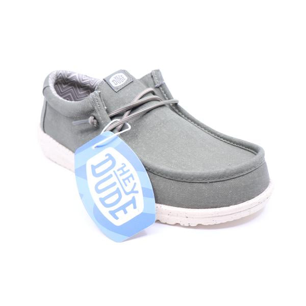 Hey Dude Wally Stretch Canvas Tealeaf Parchment