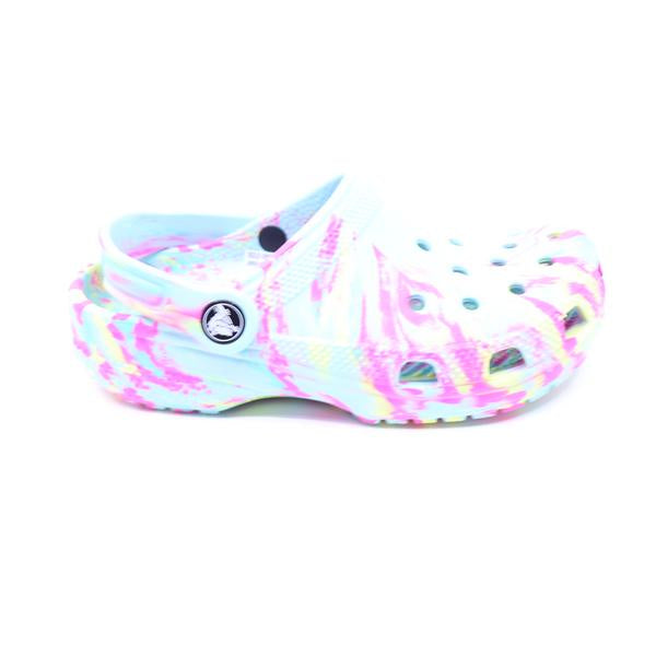 Crocs Classic Clog Kids Marbled Aquamarine Multi