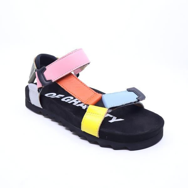 Rollie Sandal Tooth Wedge Citrus Splash