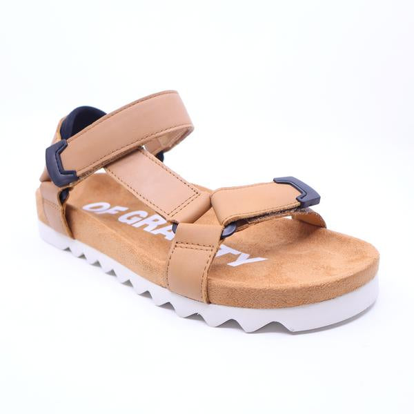 Rollie Sandal Tooth Wedge Soft Tan