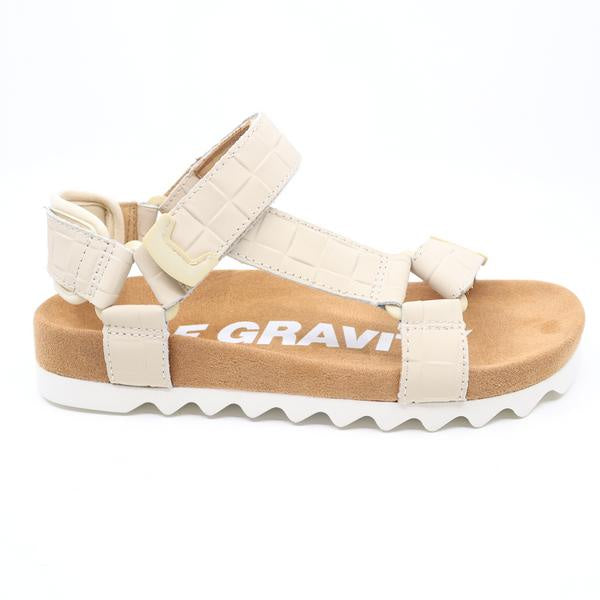 Rollie Sandal Tooth Wedge Bone Croc