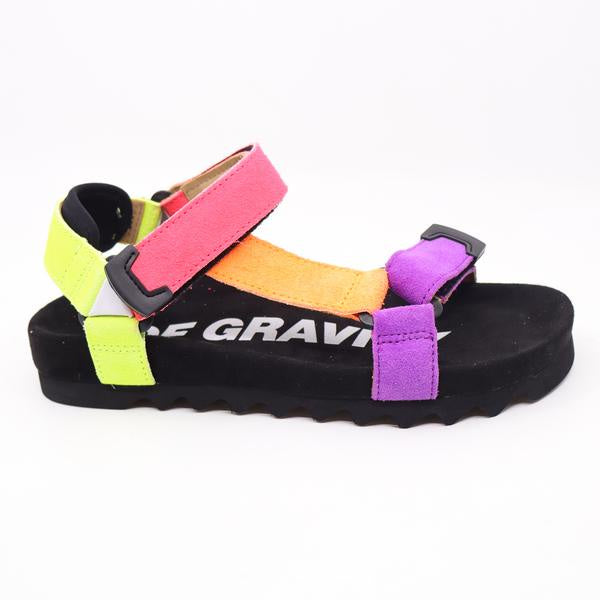 Rollie Sandal Tooth Wedge Neon Pop