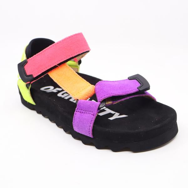 Rollie Sandal Tooth Wedge Neon Pop