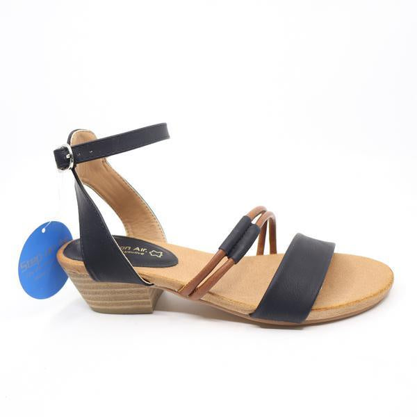 Step On Air Kyra Black Tan