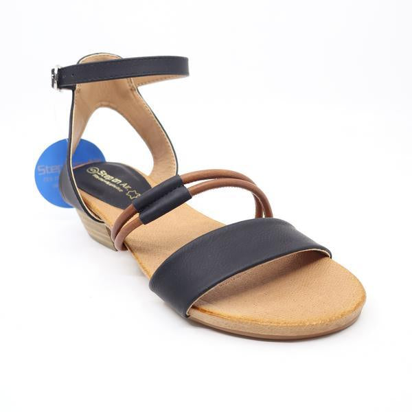 Step On Air Kyra Black Tan